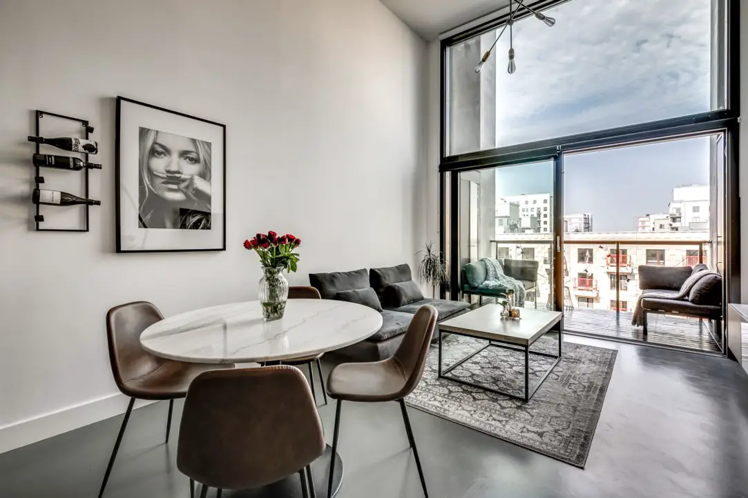 瑞典斯德哥尔摩 52m2 现代设计二层公寓-3