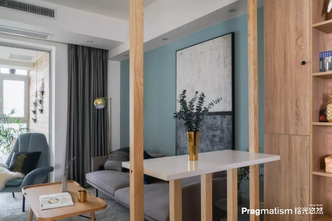 150㎡二手房逆袭，北欧复古风助新人打造专属爱巢-27