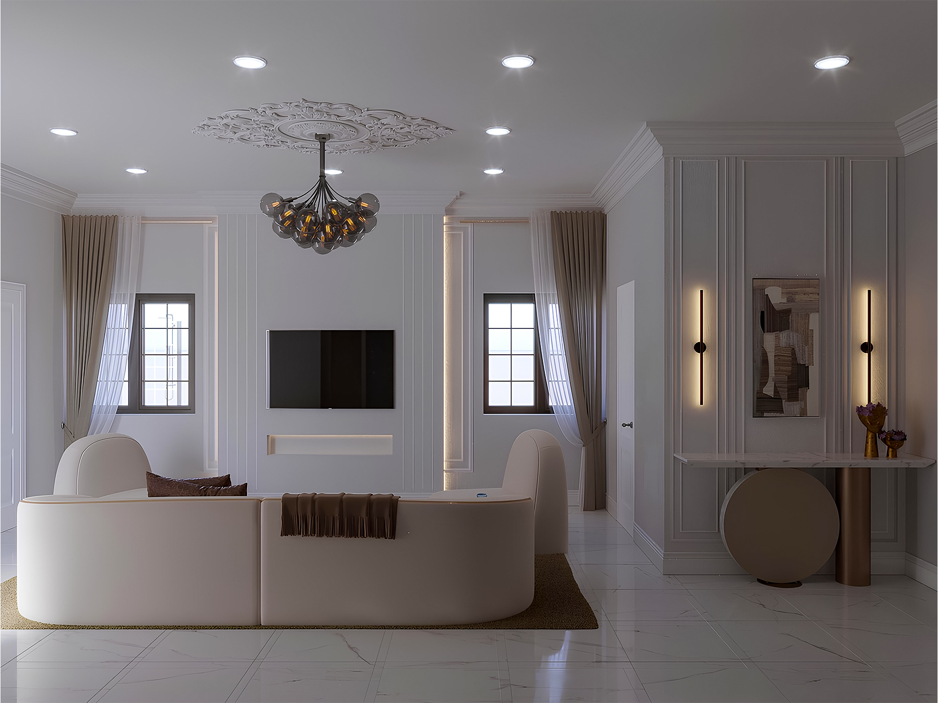 neoclassical interior concept-2