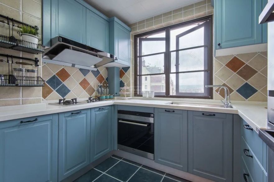 九夏云水简美风丨紫苹果装饰集团-33