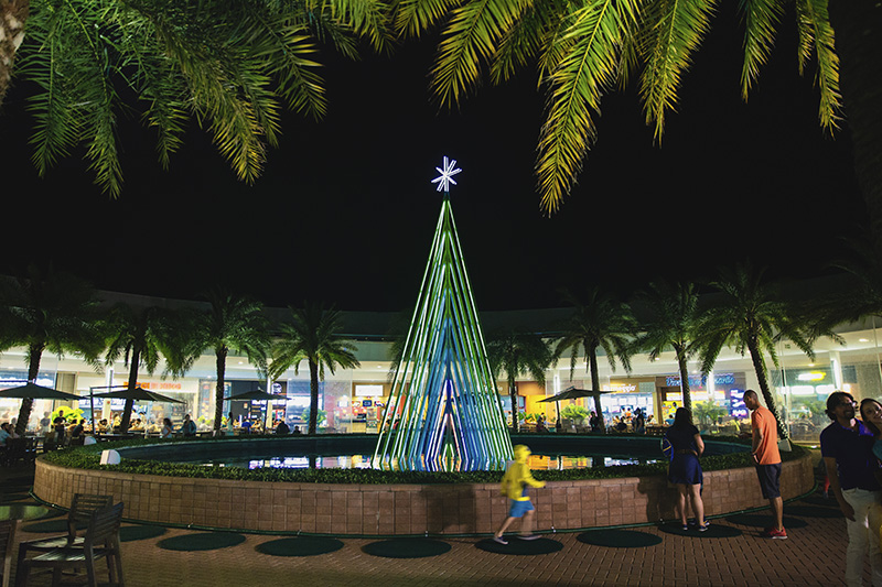 巴西商场互动式圣诞树-37