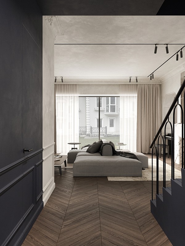 俄罗斯别墅设计 独特的质感、颜值满满-0