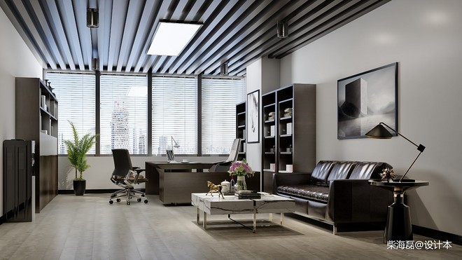 天津金隅地产办公空间设计项目丨中国天津丨室内设计师柴海磊-14