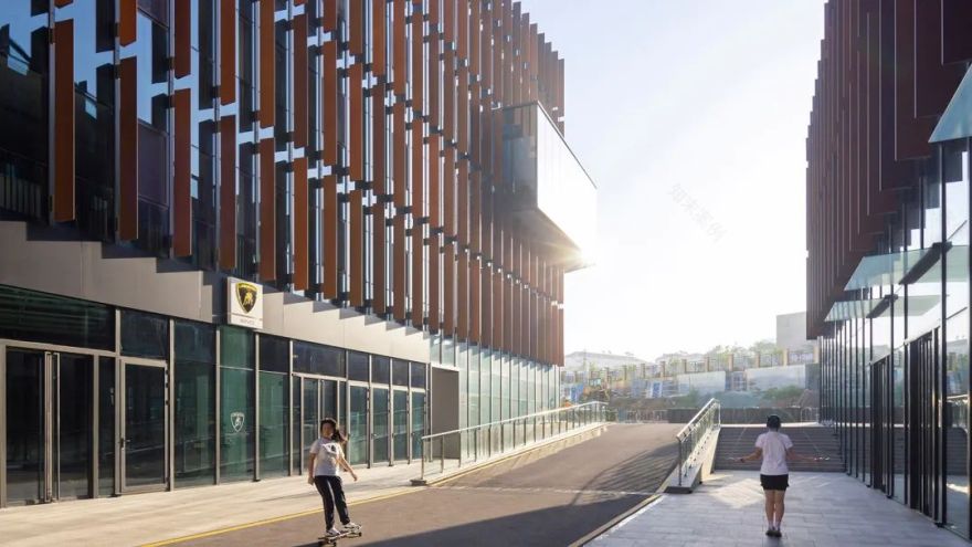 【AT】北京建院马泷新作|青岛浪潮大数据中心,超长建筑的“无限环”整合术-95