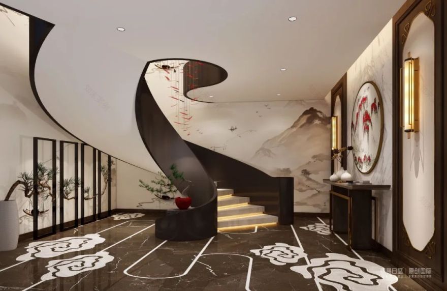 【数装新作首发】冯琦凯作品:乘物游心 | 万科公望270㎡新中式-2