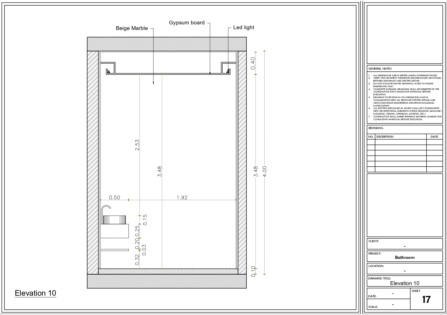 Working Drawings Of Master Bedroom-9