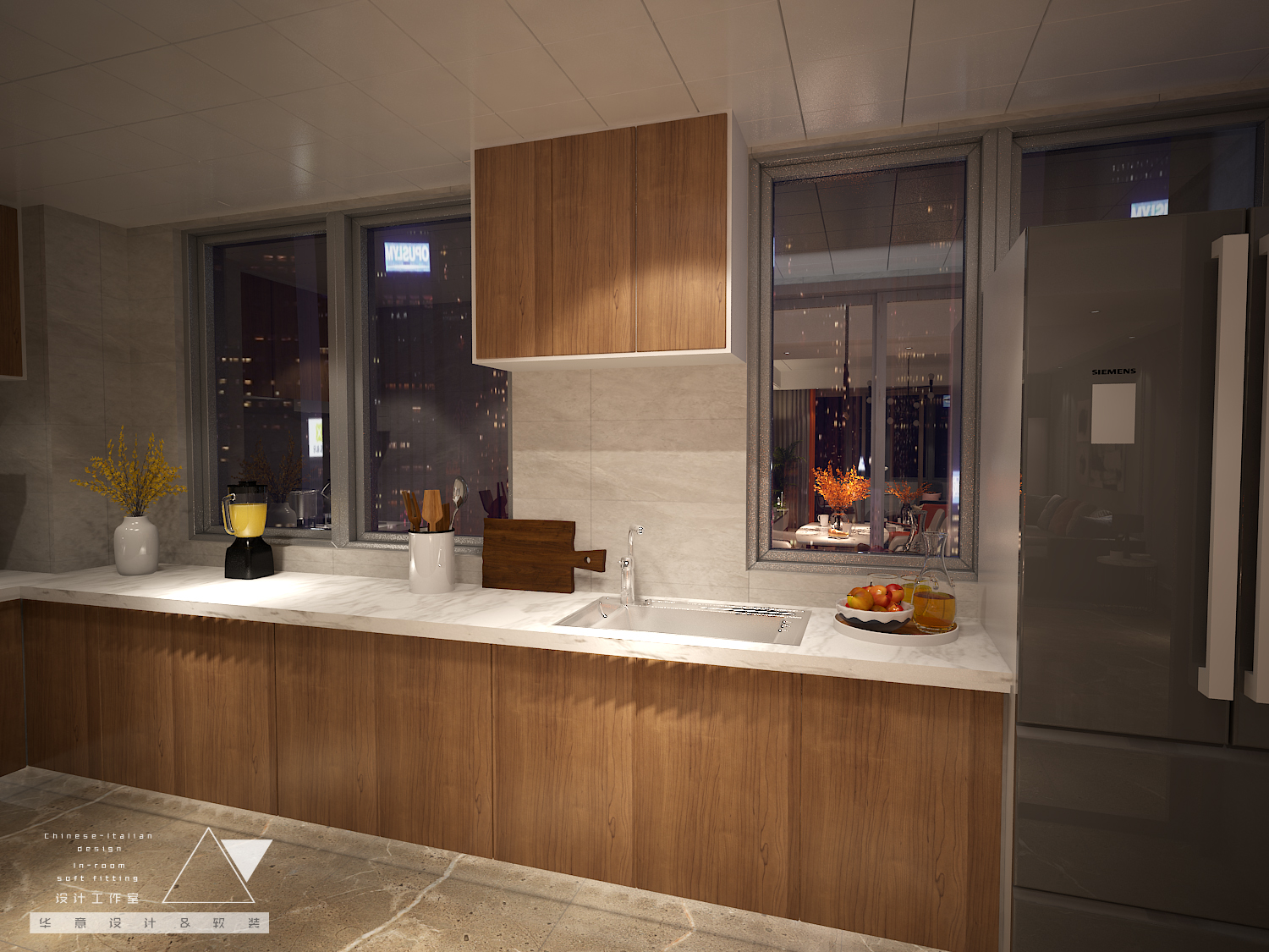 济宁绿地国际城平层洋房室内设计方案-40