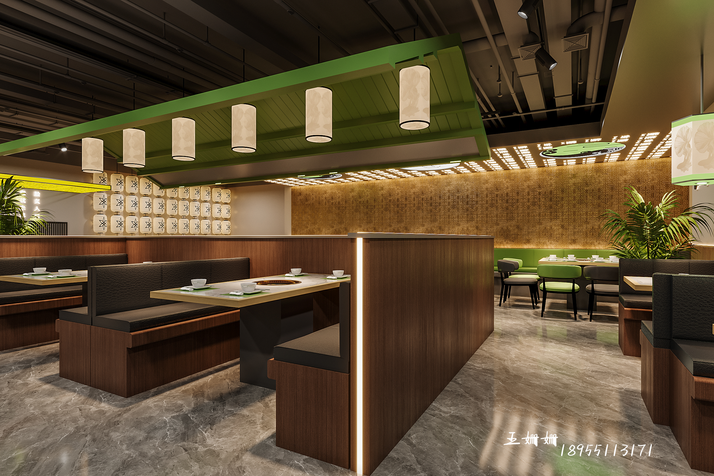 窦掌门木桶鱼火锅--餐饮空间-3