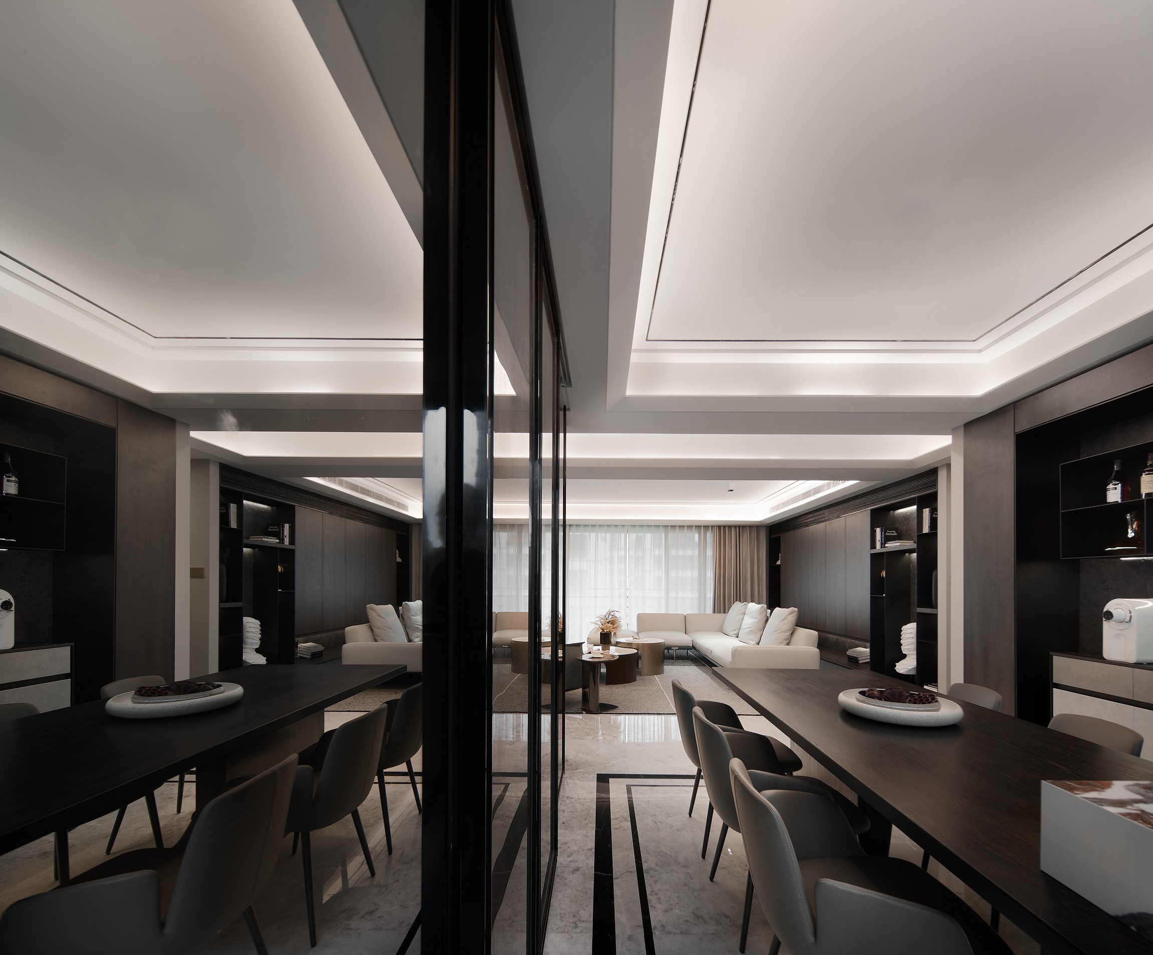 别样美学 · 杭州九龙仓天荟现代简约家居设计丨中国杭州丨朴森全案设计-23