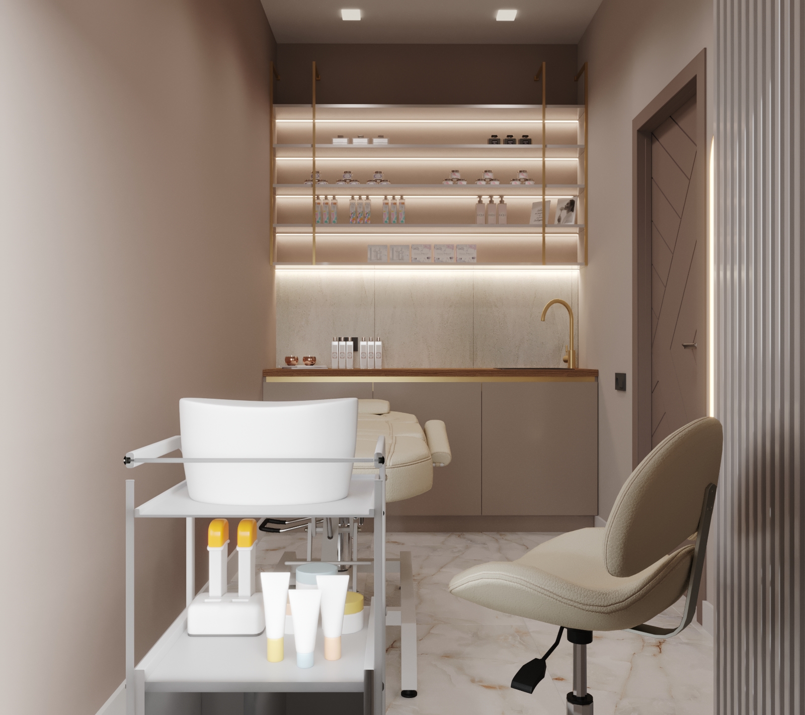 37平方米美容院室内设计丨波兰克拉科夫丨Design_14-24
