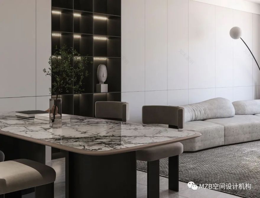 建发央著现代极简诗意家居设计丨中国长沙丨MZB 空间设计机构-21