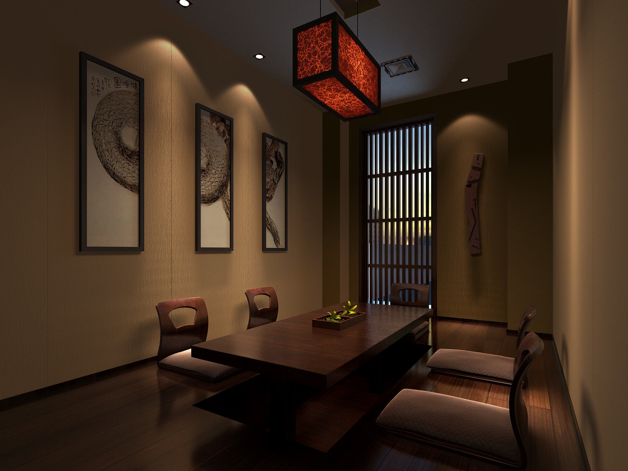 空谷幽兰-艺术主题会所空间设计-10