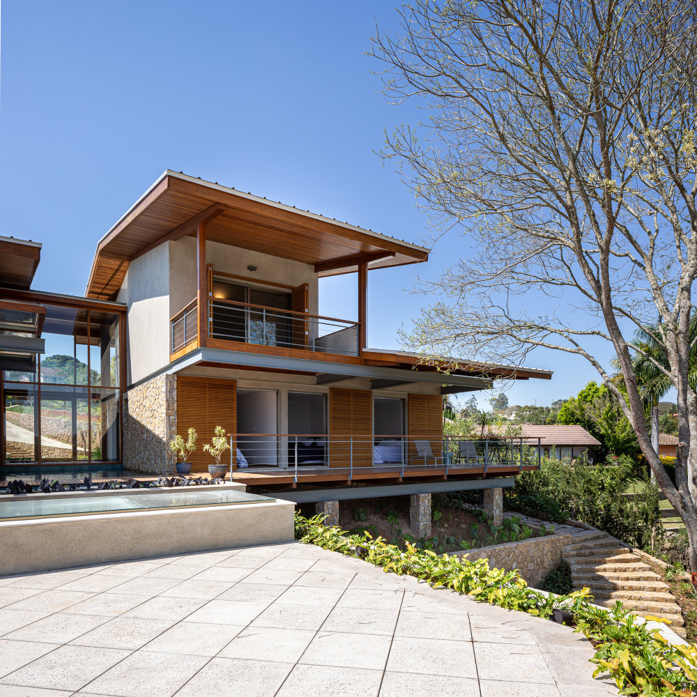 巴西水库旁的全景住宅设计-22