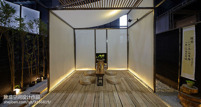 1万元商业展示50平米装修案例-14