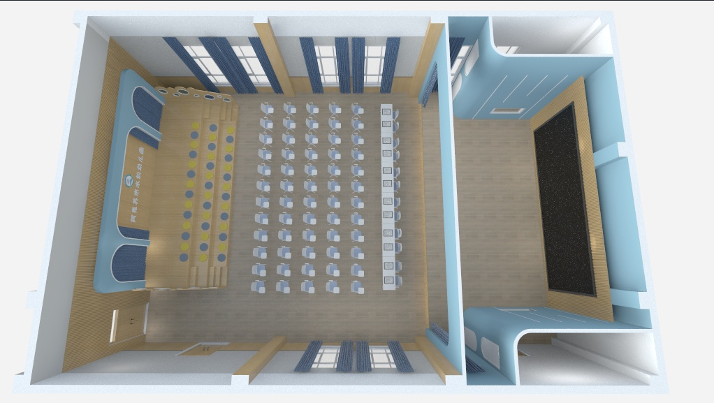 幼儿园多功能厅设计-14