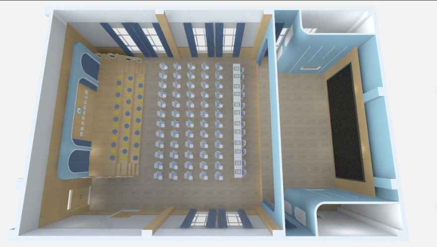 幼儿园多功能厅设计-14