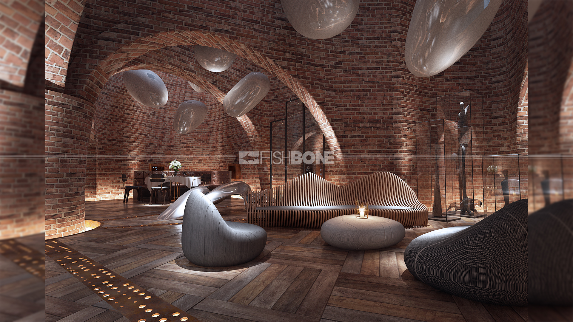 鱼骨设计·半朵云艺术会客厅-25