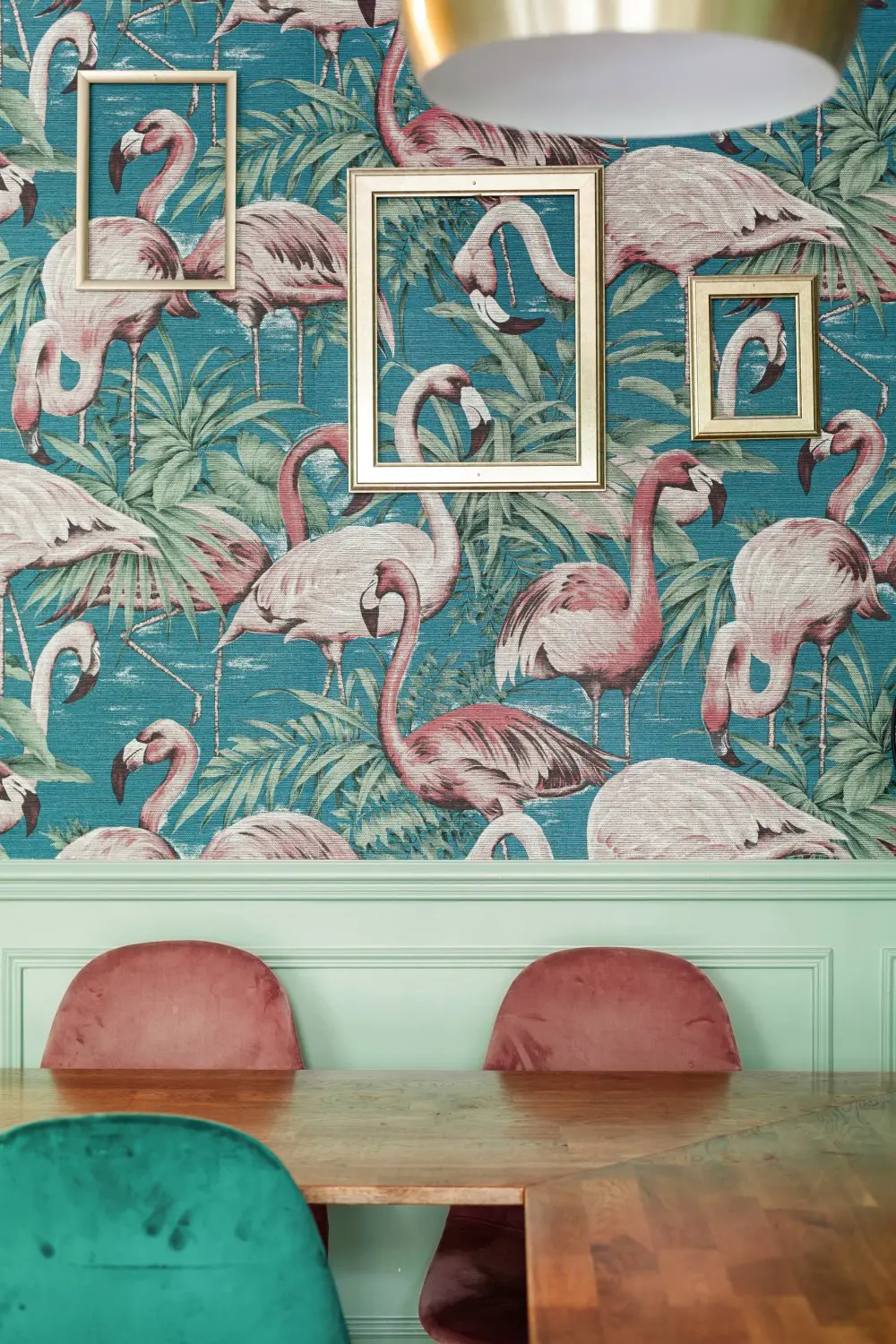 巴黎十九世纪公寓的彩色壁纸和独特设计-2