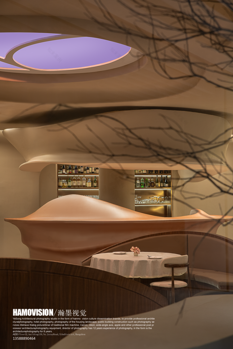 环球首发!×餐厅空间·有家餐厅·壹高|袁杰设计:引自然入室,绘沙海繁花之境-70