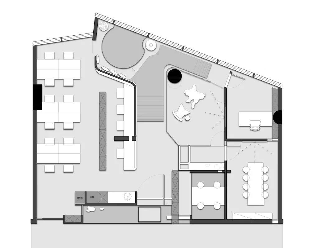 原木简约风设计事务所丨离×合设计事务所-30