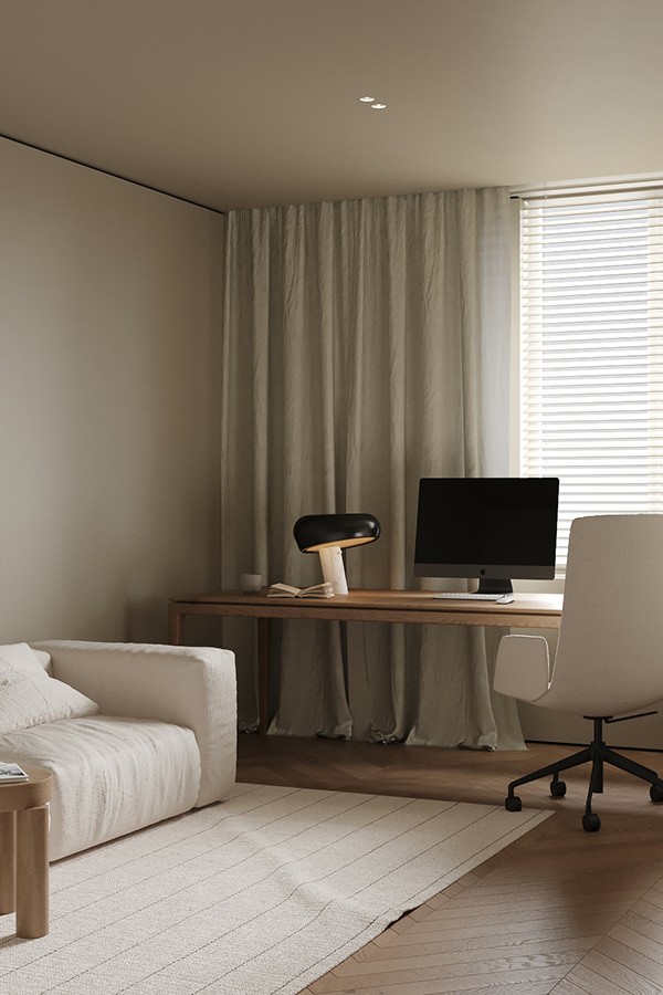 90㎡简约风住宅设计 超优雅 超有气质！-21