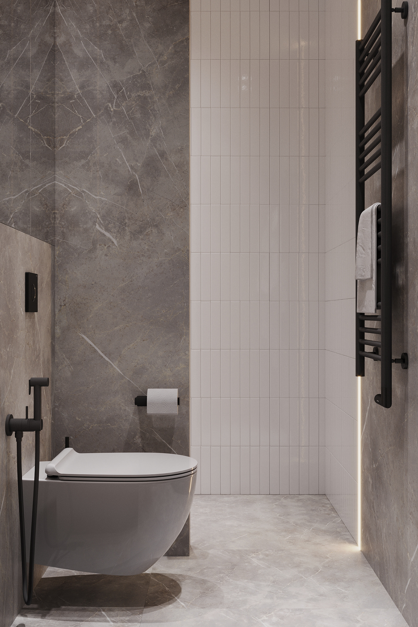 现代白色系 小户型空间-30