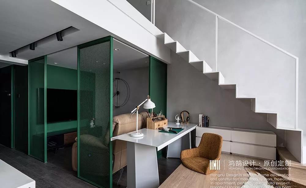 绍兴鸿鹄设计 · 60㎡独居 loft公寓,多功能空间改造-27