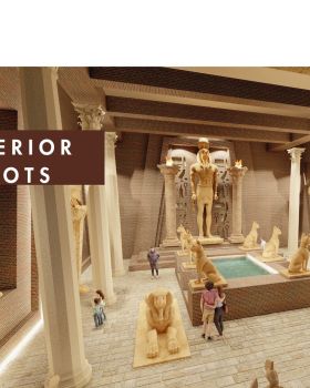 阿斯旺埃及文化博物馆设计项目丨埃及阿斯旺丨Sara Osama Samy（坦塔大学工程学院建筑系四年级）