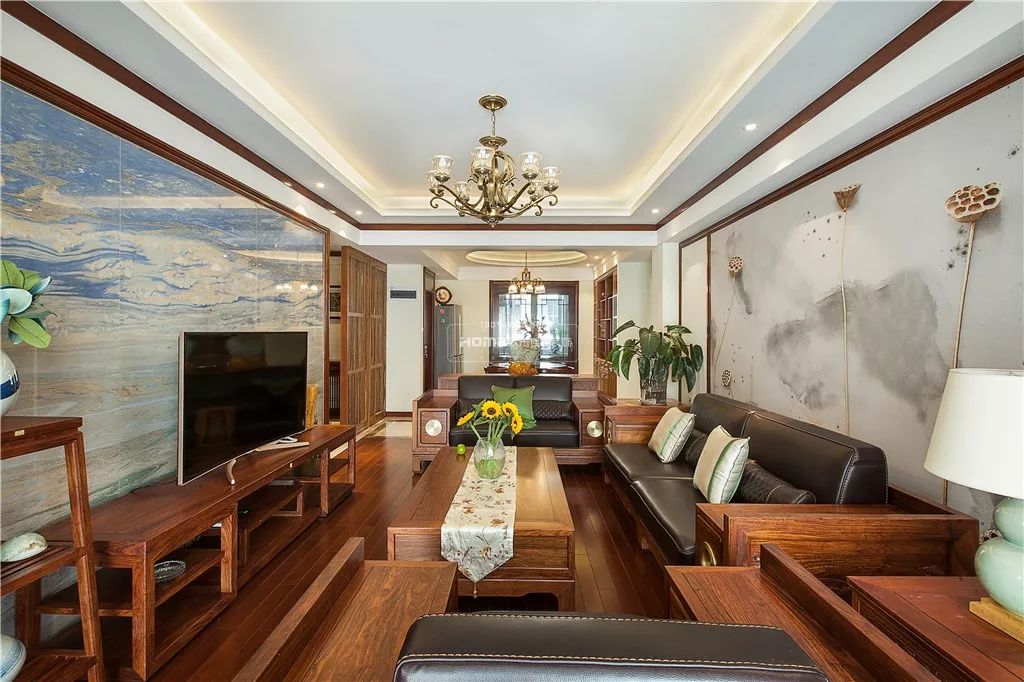 昆明华夏御棠中式风家居设计,悠然自得的生活空间-19