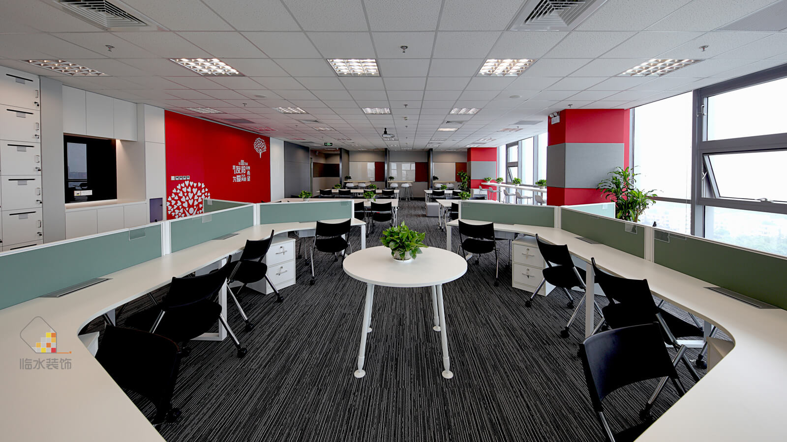 大都市中的企业归属感 - 友邦保险开放式办公空间-10