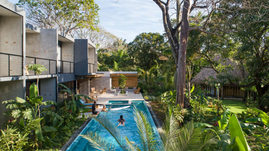 简约高效的冲浪度假村设计-2