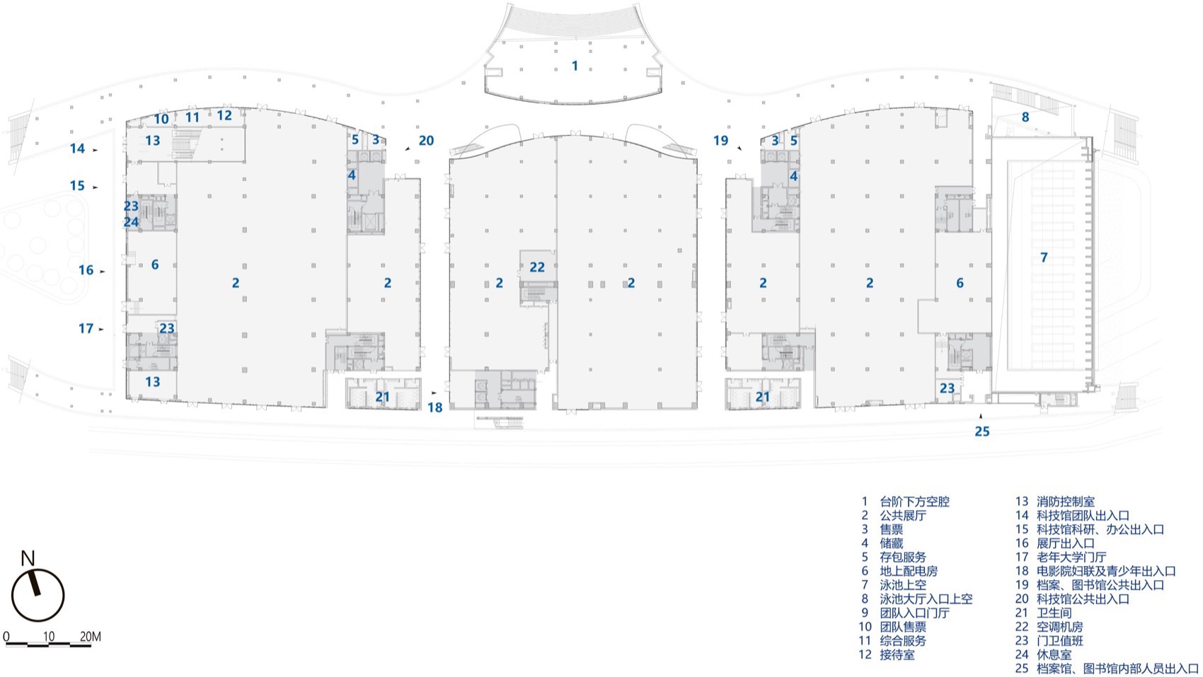 随州城市公共活动中心综合体丨中国随州丨中南建筑设计院股份有限公司-100