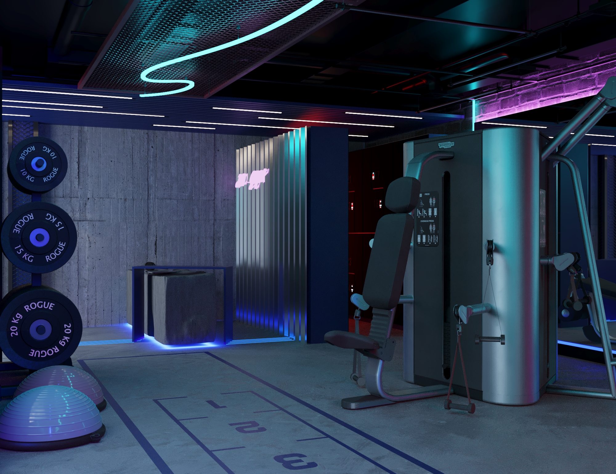 健身器材收纳箱丨CARLA MANSOUR DESIGNS-6