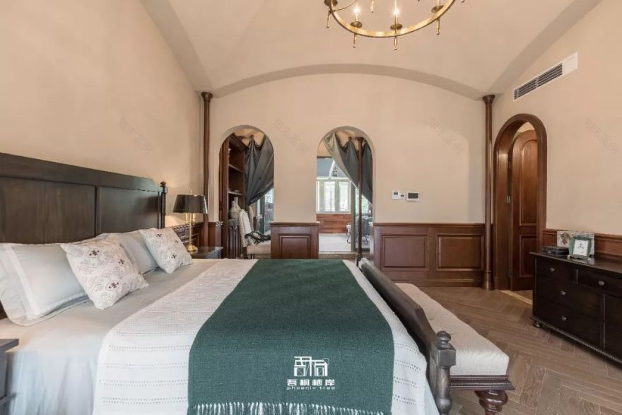 武汉梦湖香郡溪墅,美式庄园风情的家-54