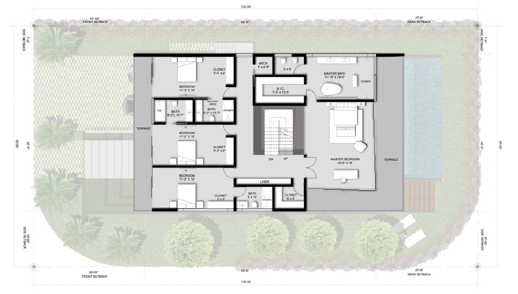 迈阿密棕榈岛上的私人住宅 | 自然光与水景的完美融合-34
