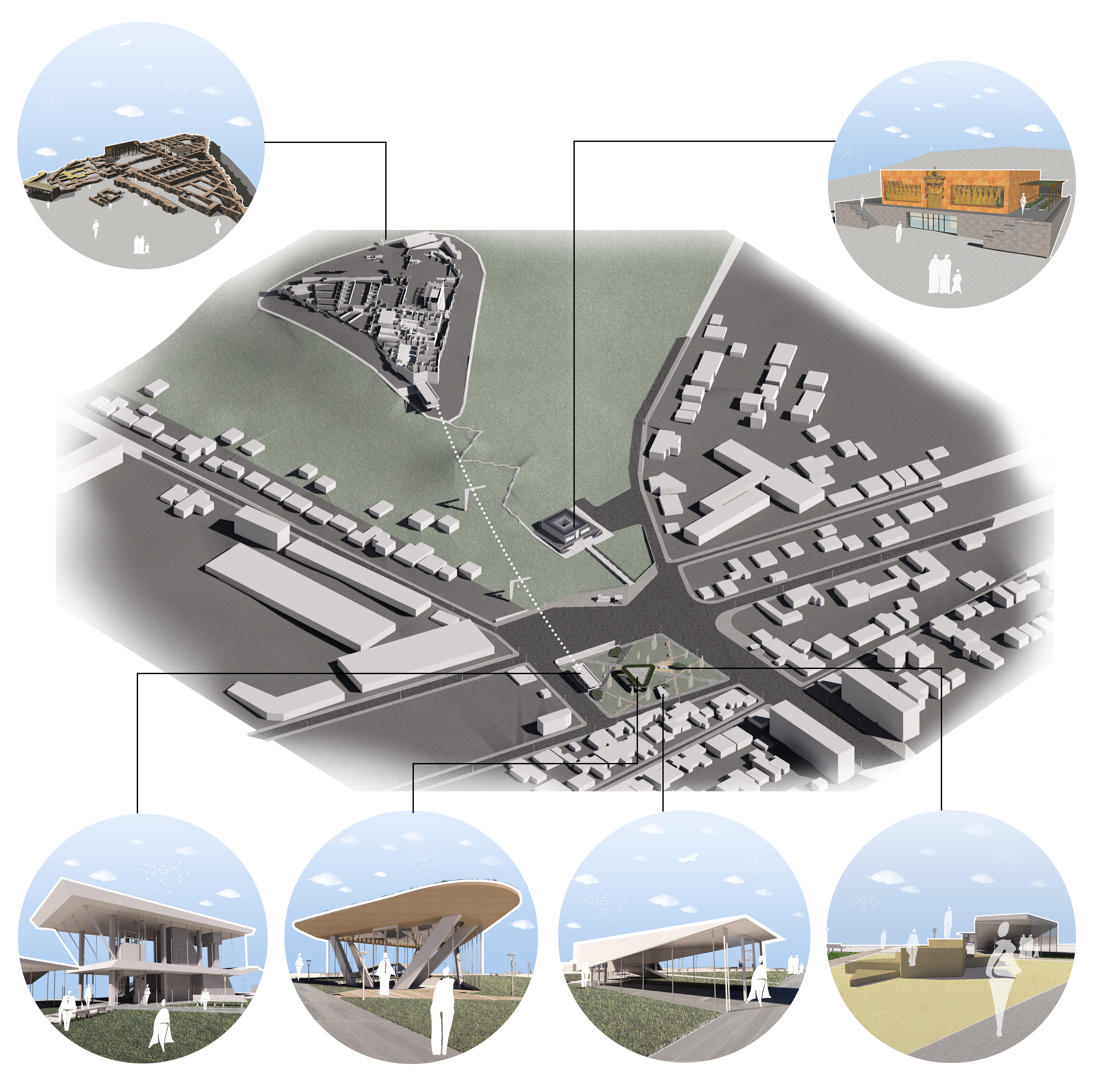 埃里温埃雷布尼行政区公共空间城市组织项目丨亚美尼亚-13
