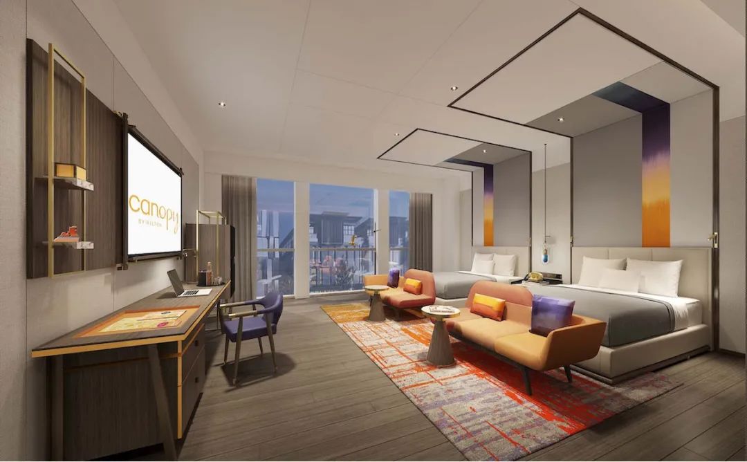 西安曲江希尔顿嘉悦里酒店丨中国西安丨HBA-176