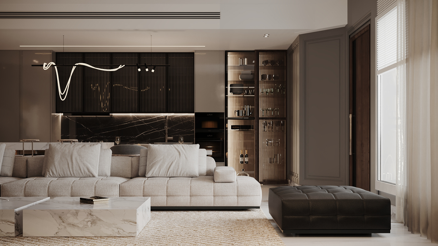 深色静谧空间  营造家的温馨感！-1