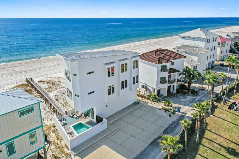 Cross Lane现代海滨住宅丨美国阿拉巴马丨Bob Chatham Custom Home Design-44