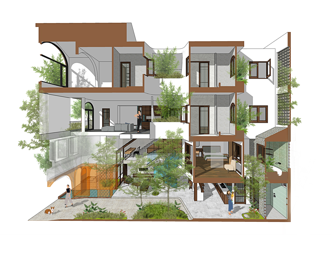 莫克住宅丨越南丨IZ Architects-12