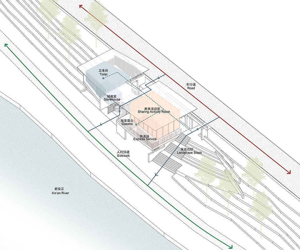 绪塘人家驿站 | 轻、亲、静、净,融入自然的建筑设计-28