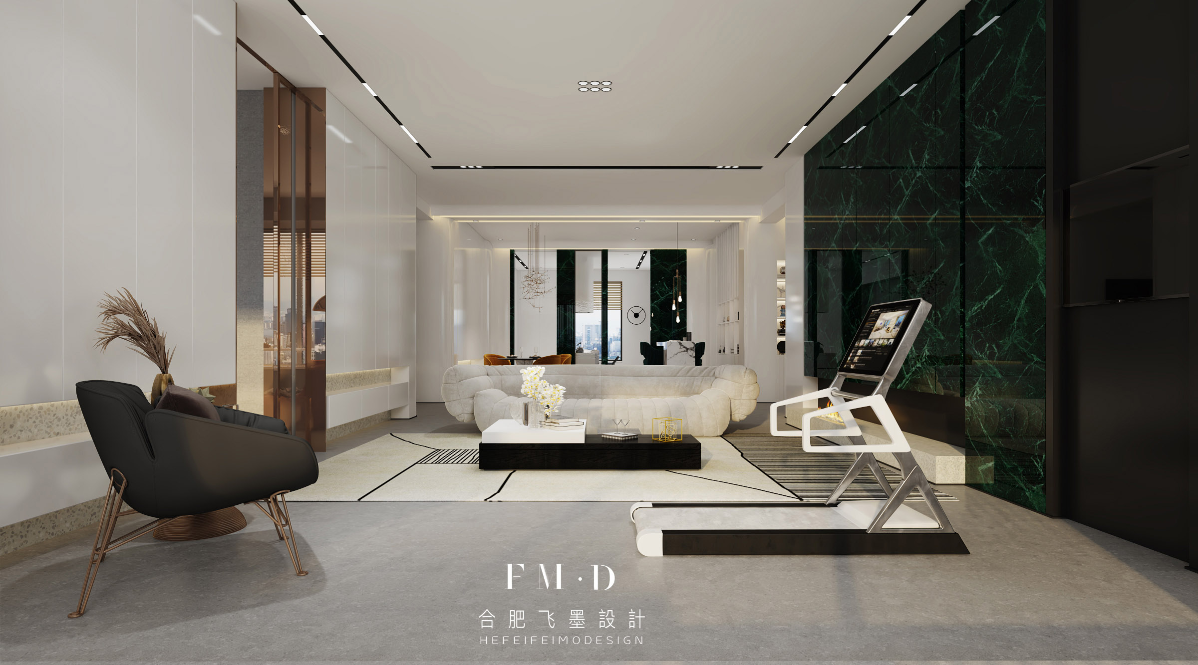 合肥飞墨设计新作 | 柏悦公馆——简约解构美学之家-14