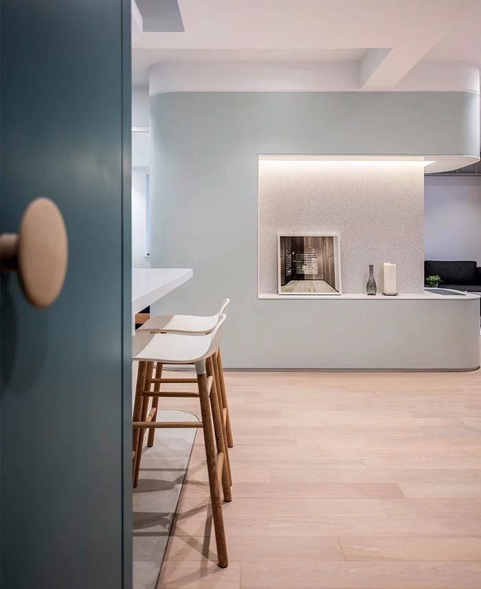 香港公寓的北欧风改造 | 幽雅清新,温暖舒适-3