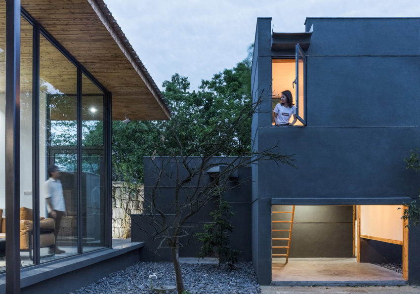Unique and simple Rain House created by Describing Architecture Studio to blend traditional Chinese architecture and modern living 独具特色、简约的RainHouse，由描述建筑工作室，将中国传统建筑与现代生活融为一体。-19