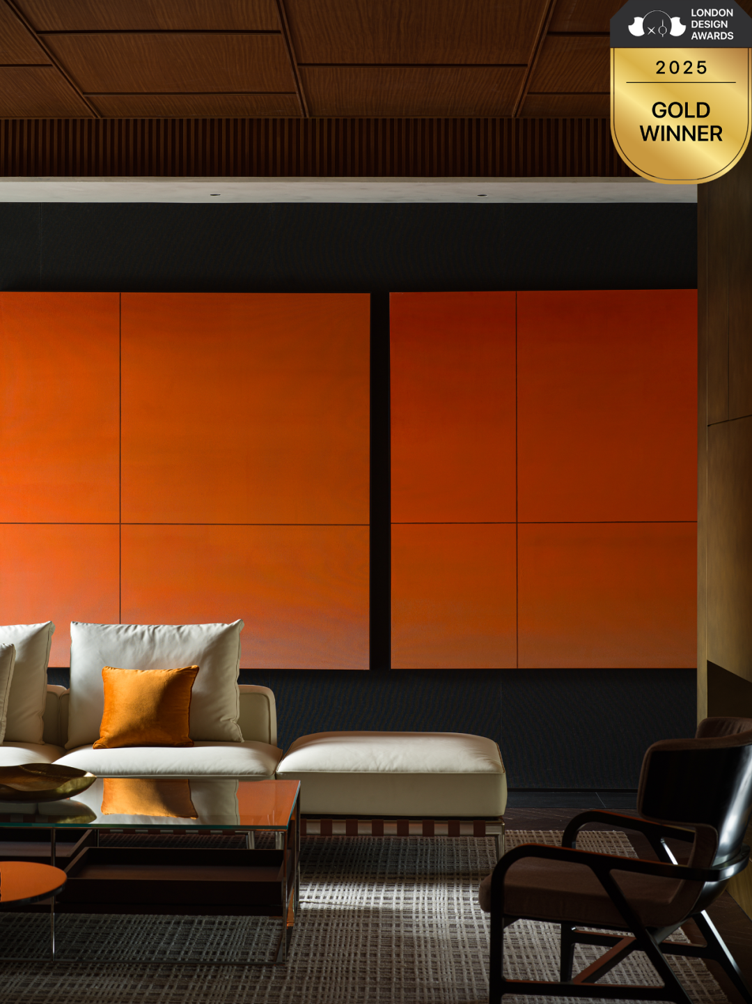 NEWS丨「金澜荟餐厅」荣获2025伦敦国际设计奖-金奖-0