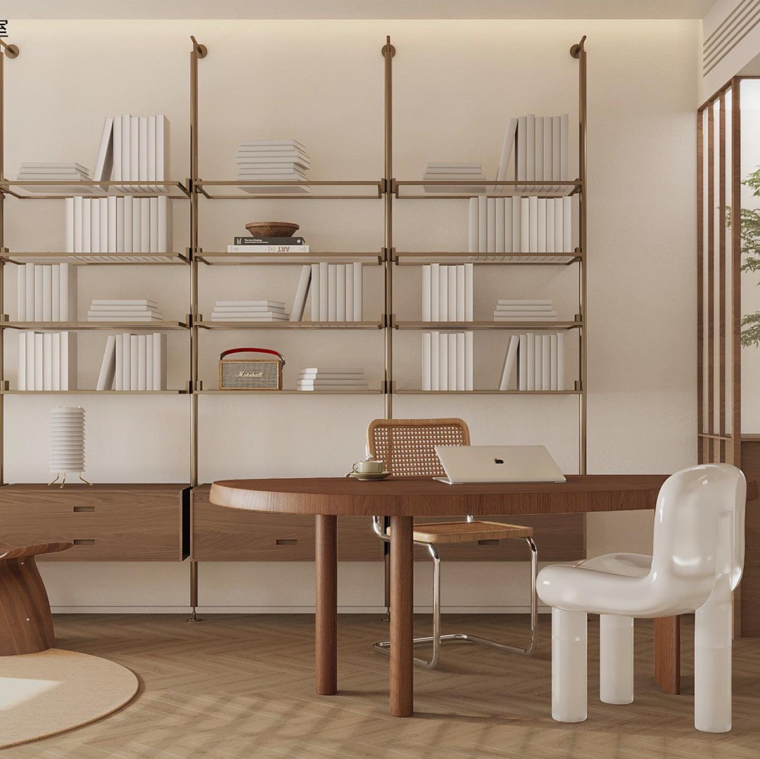 温柔胡桃奶咖色家居设计-11