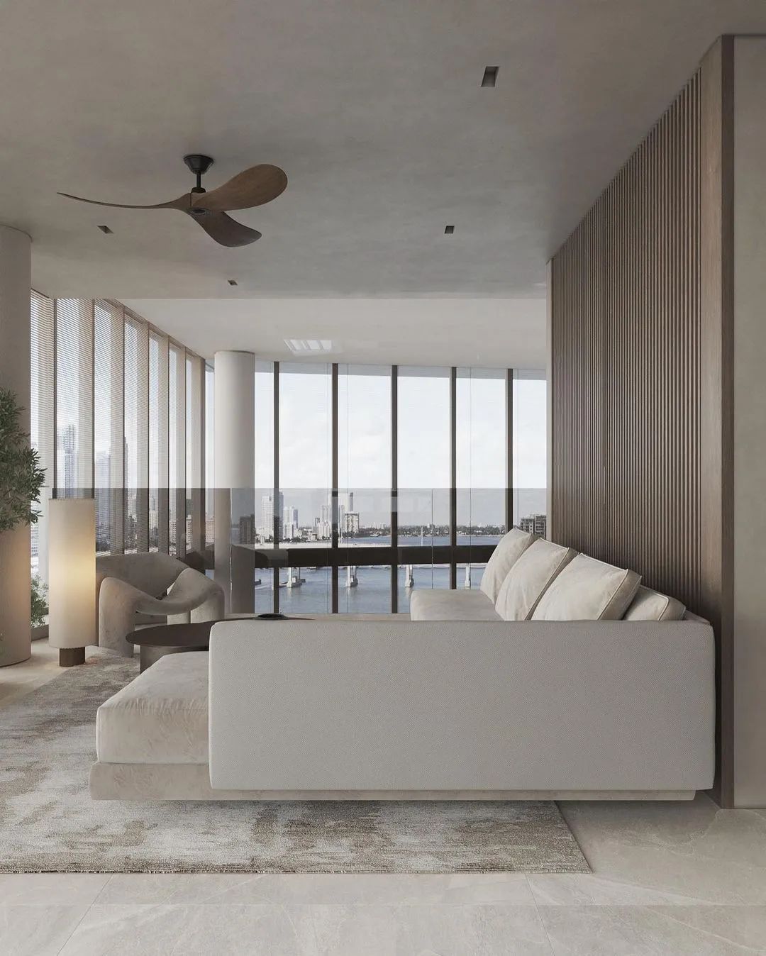 BISCAYNE BLVD 顶层复式极简主义设计丨ArtPartner Architects-58