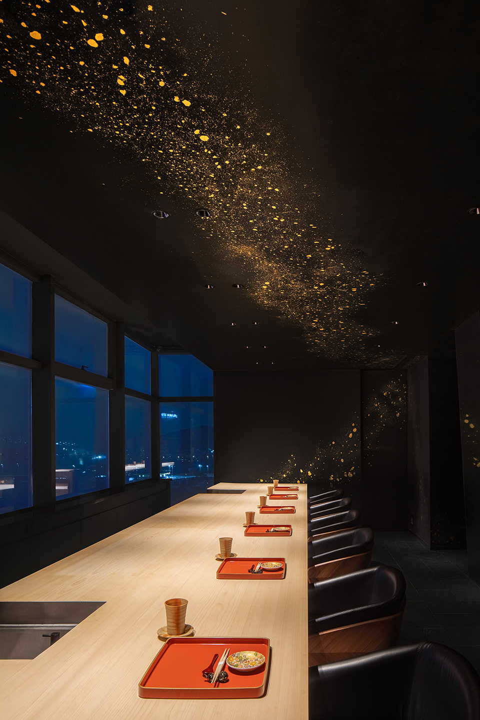 CLOUD ECHO 寿司酒廊丨中国佛山丨堤由匡建筑设计工作室,北京鸣意品牌设计有限公司-41