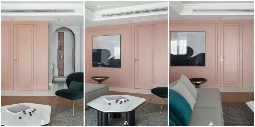 120㎡粉色控家,客餐厅++ 西厨一体化,温馨又高级-32