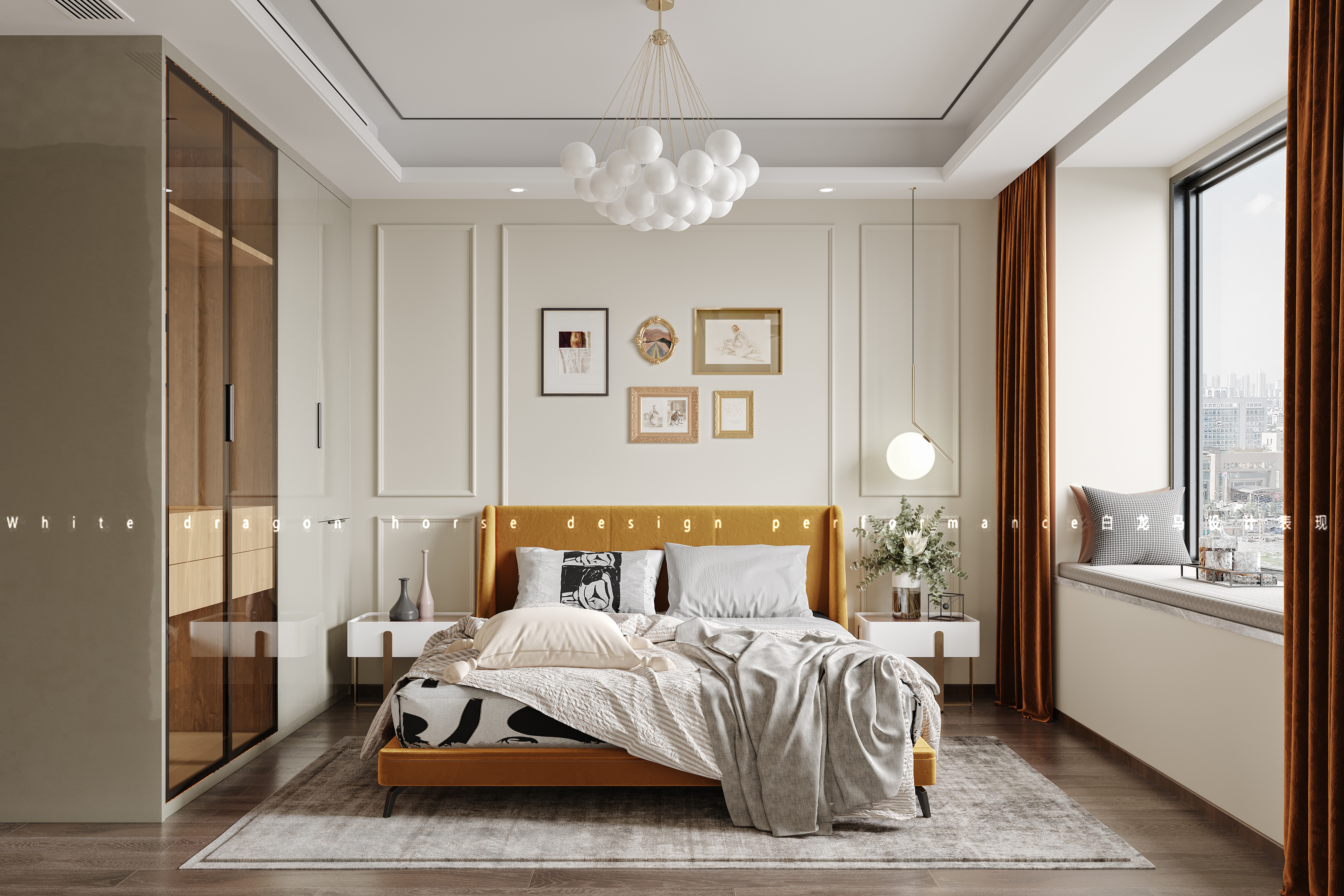 北欧风格——白龙马效果图-1